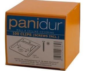 Clips 1543 Panidur inclusief vijzen 1,8 mm 100 stuks